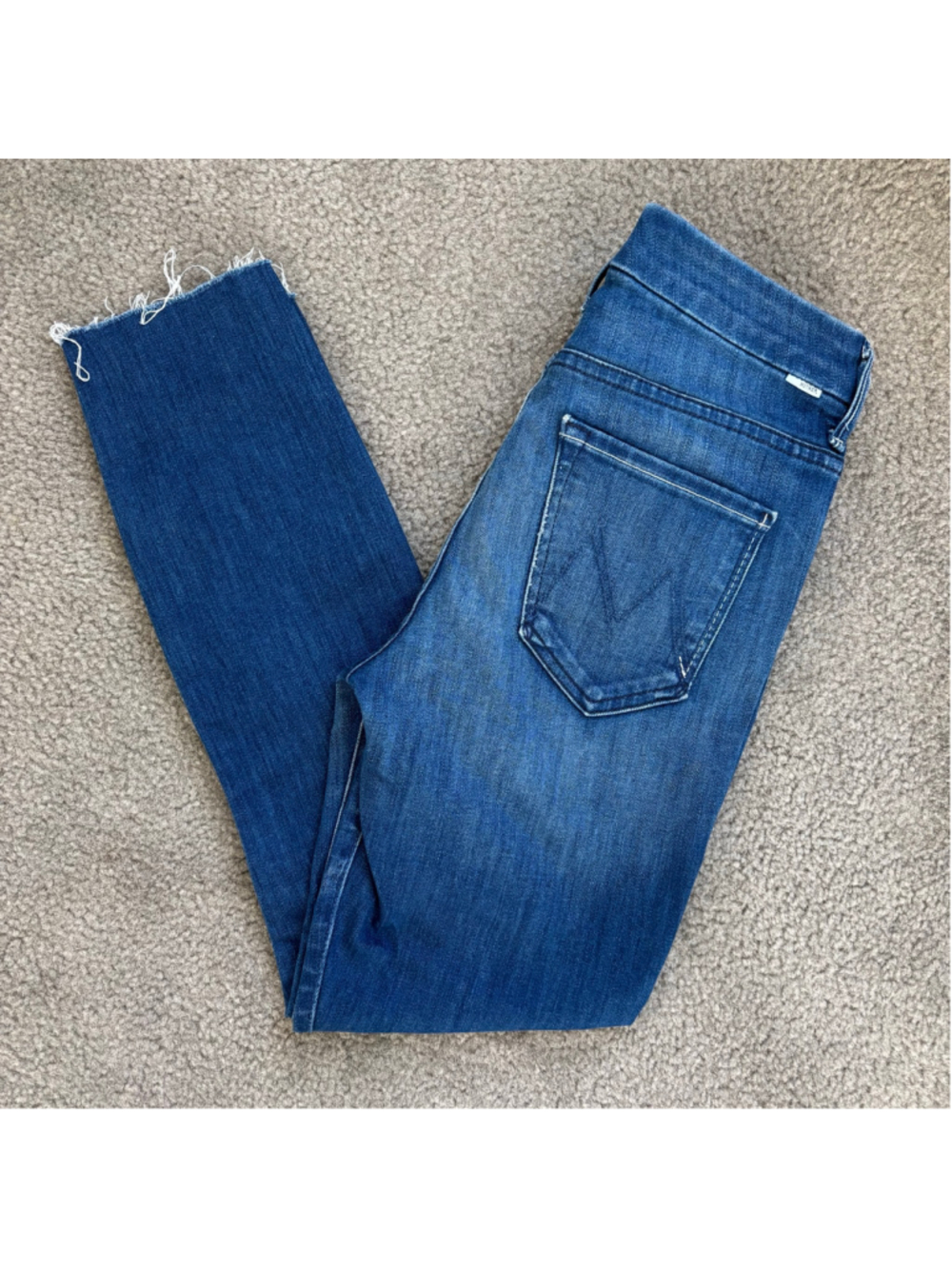 EUC MOTHER DENIM The Pixie Ankle Fray in Second Thyme Around | Sz 27